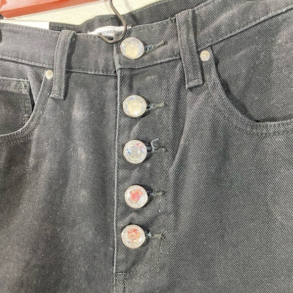 NWT The Danielle Crystal Straight black We wore what size 28 - Picture 3 of 8